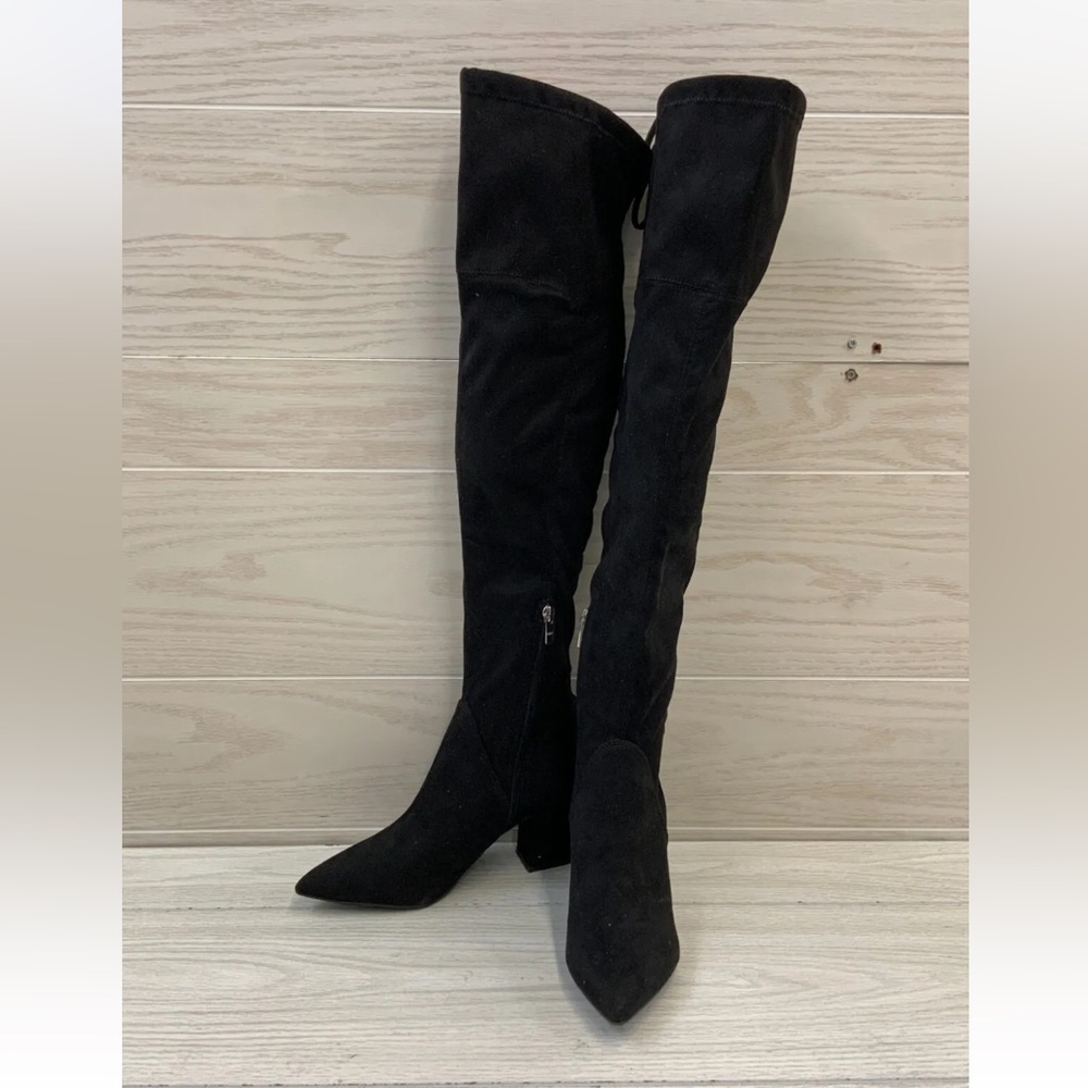 Marc Fisher Reda Over The Knee Boots, Women's Size 5.5 M, Black NEW MSRP $149